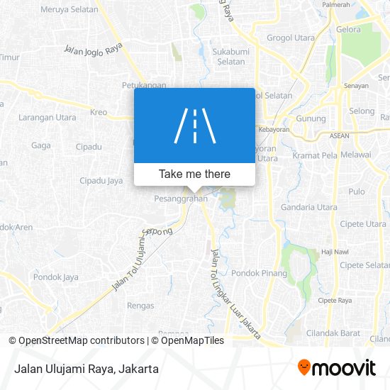 Jalan Ulujami Raya map