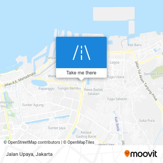 Jalan Upaya map