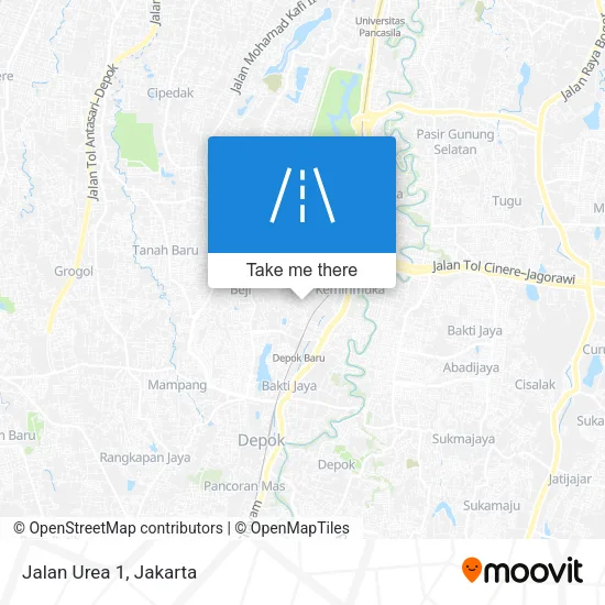 Jalan Urea 1 map