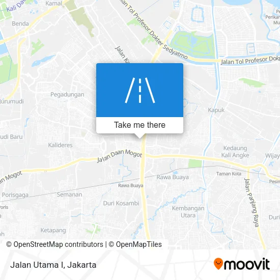 Jalan Utama I map