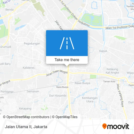 Jalan Utama II map