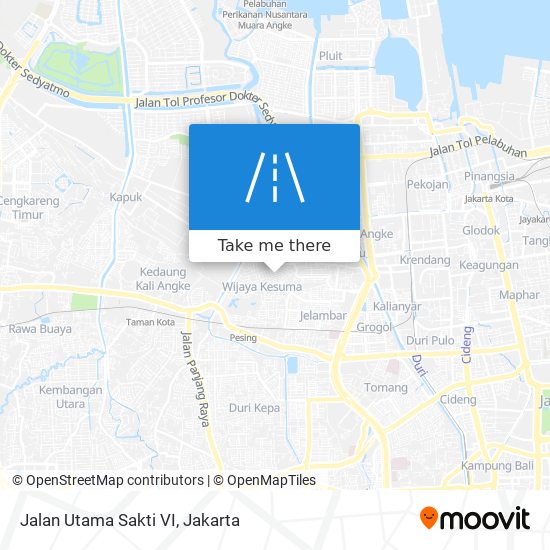 Jalan Utama Sakti VI map