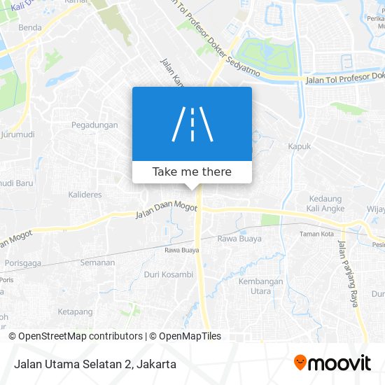 Jalan Utama Selatan 2 map