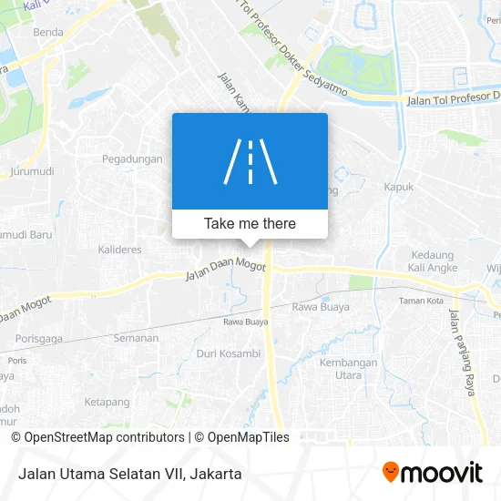 Jalan Utama Selatan VII map
