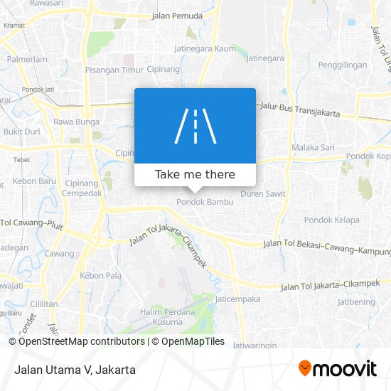 Jalan Utama V map