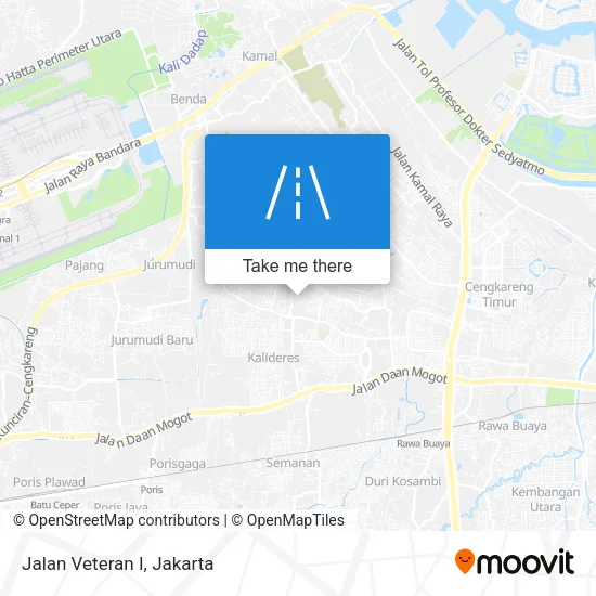 Jalan Veteran I map