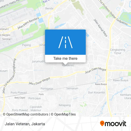 Jalan Veteran map