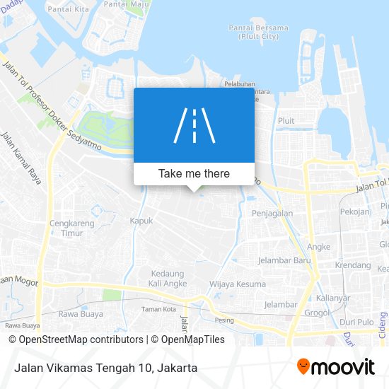 Jalan Vikamas Tengah 10 map