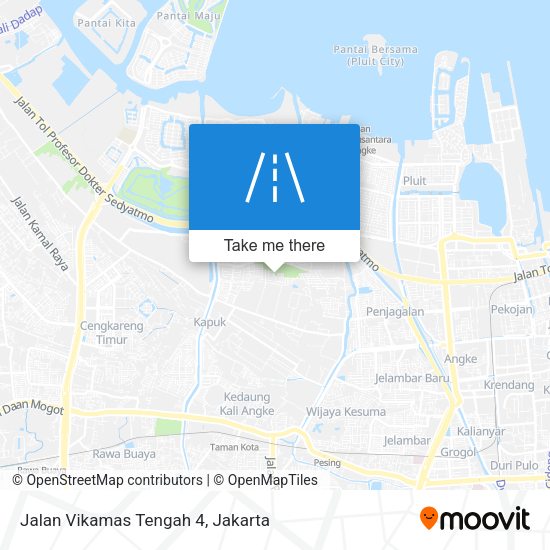 Jalan Vikamas Tengah 4 map
