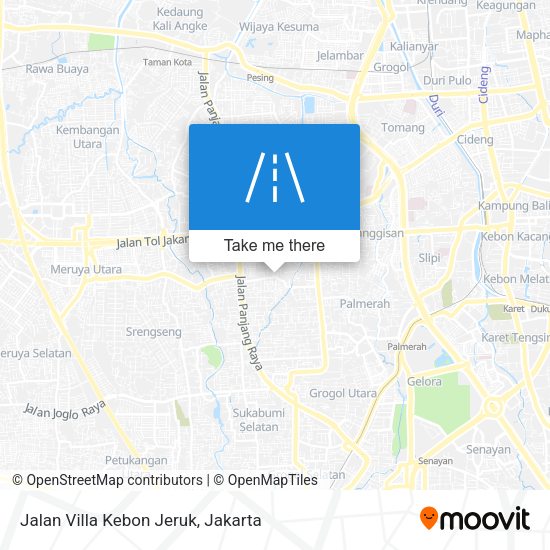 Jalan Villa Kebon Jeruk map