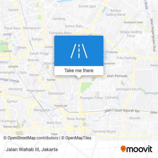 Jalan Wahab III map