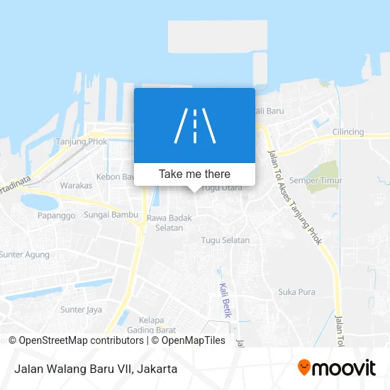 Jalan Walang Baru VII map