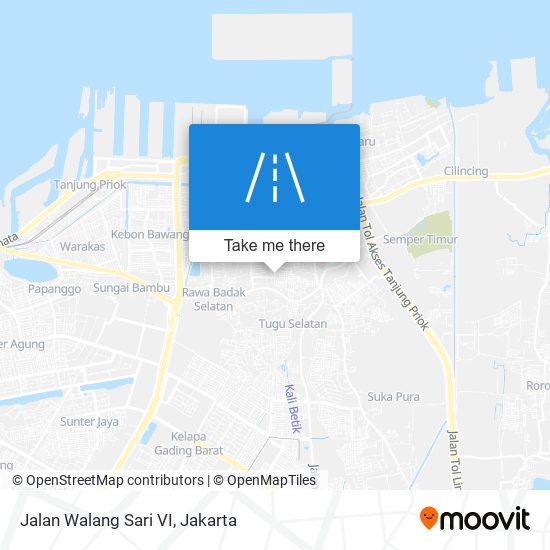 Jalan Walang Sari VI map