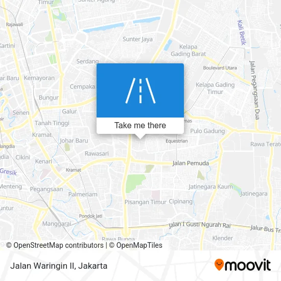 Jalan Waringin II map