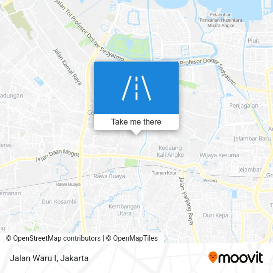 Jalan Waru I map