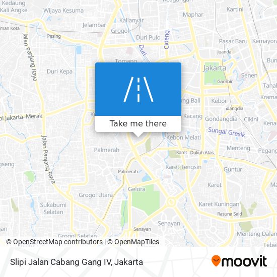 Slipi Jalan Cabang Gang IV map