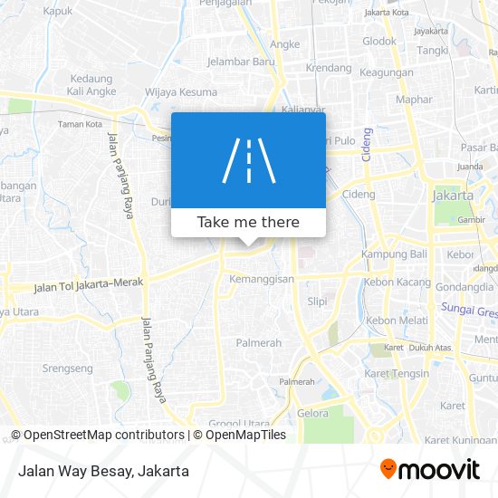 Jalan Way Besay map