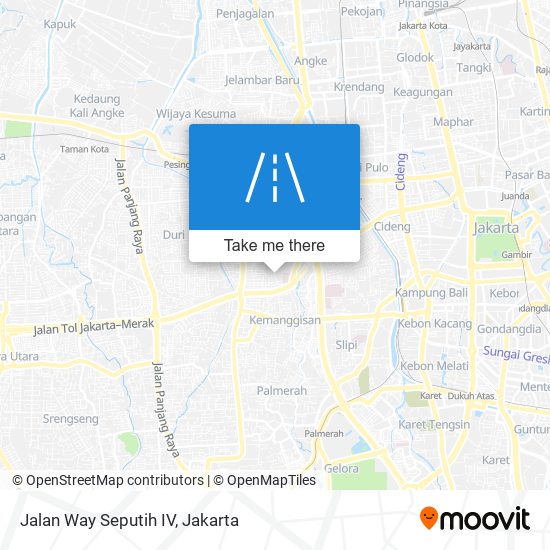 Jalan Way Seputih IV map