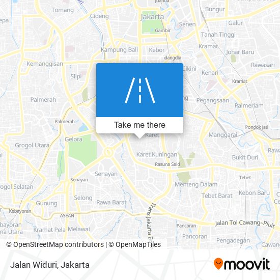 Jalan Widuri map