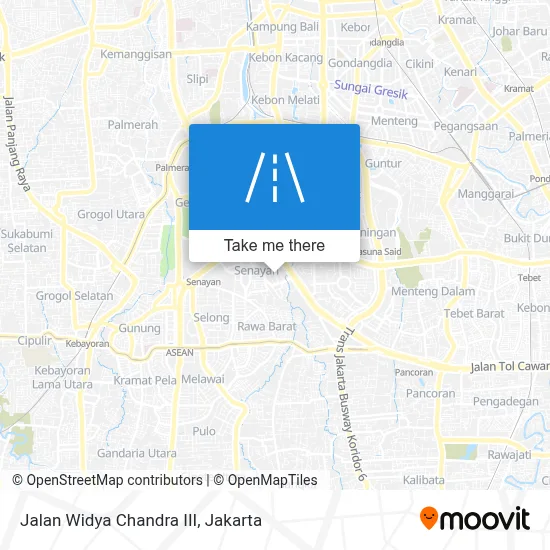 Jalan Widya Chandra III map