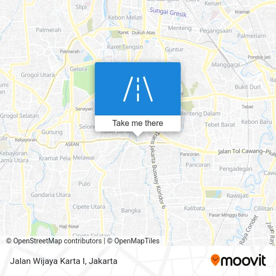 Jalan Wijaya Karta I map