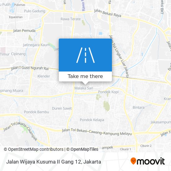 Jalan Wijaya Kusuma II Gang 12 map