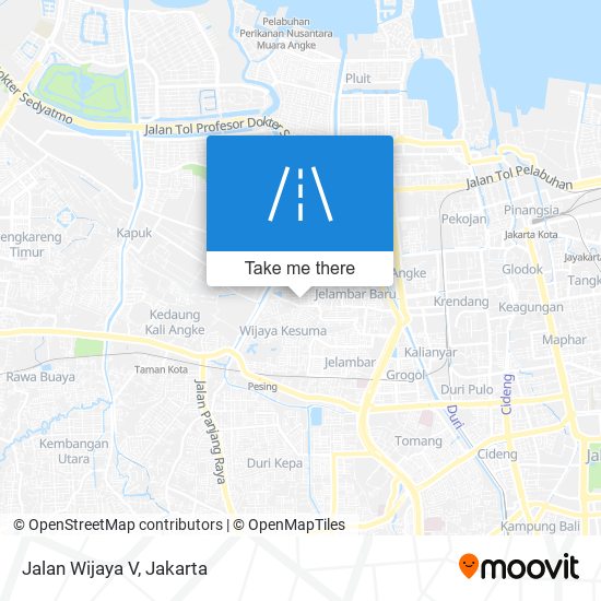 Jalan Wijaya V map