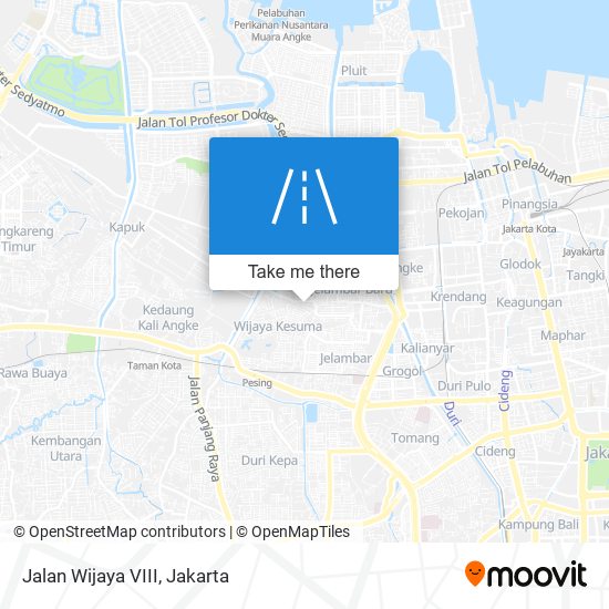 Jalan Wijaya VIII map