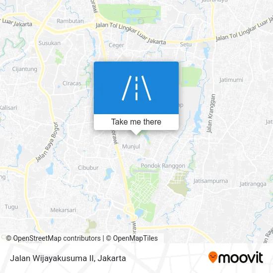 Jalan Wijayakusuma II map