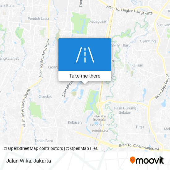 Jalan Wika map