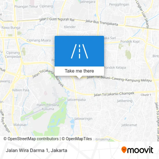 Jalan Wira Darma 1 map