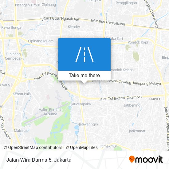 Jalan Wira Darma 5 map