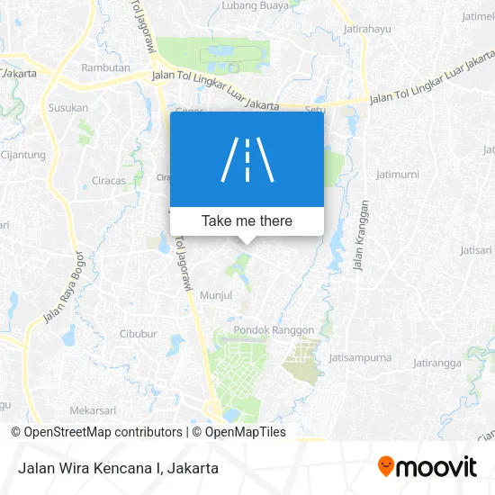 Jalan Wira Kencana I map