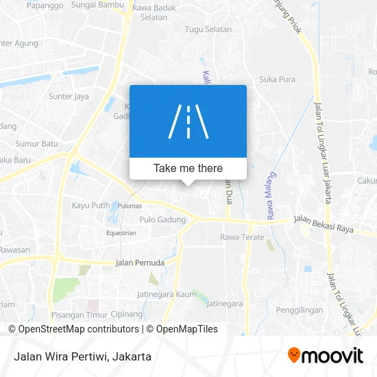 Jalan Wira Pertiwi map