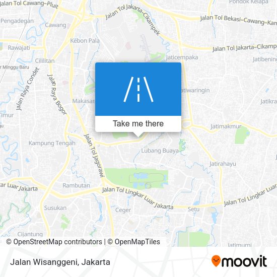 Jalan Wisanggeni map