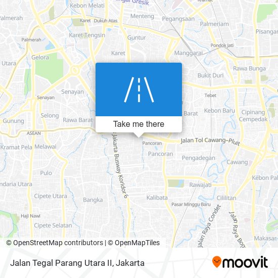 Jalan Tegal Parang Utara II map