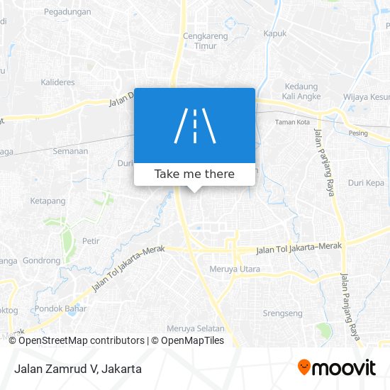 Jalan Zamrud V map