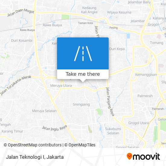 Jalan Teknologi I map