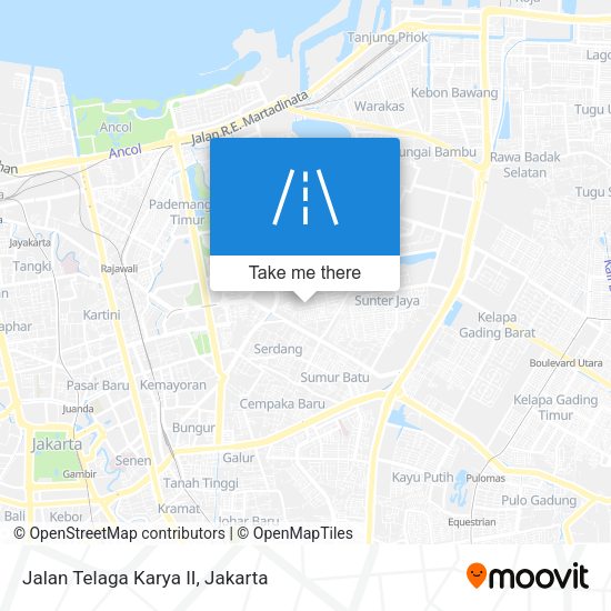 Jalan Telaga Karya II map