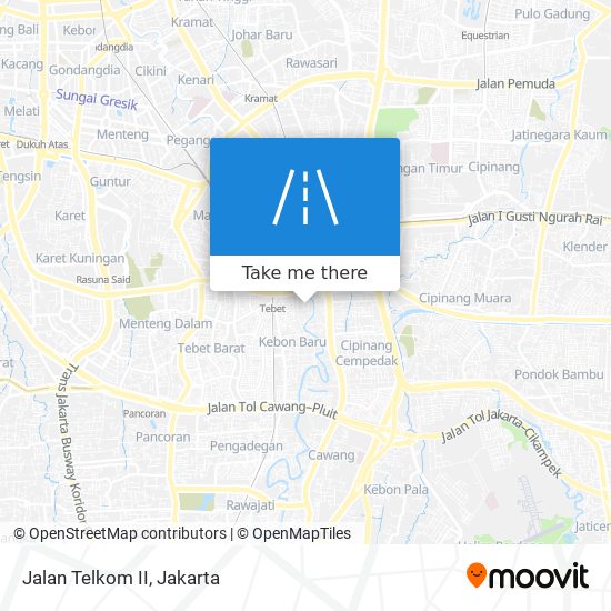 Jalan Telkom II map