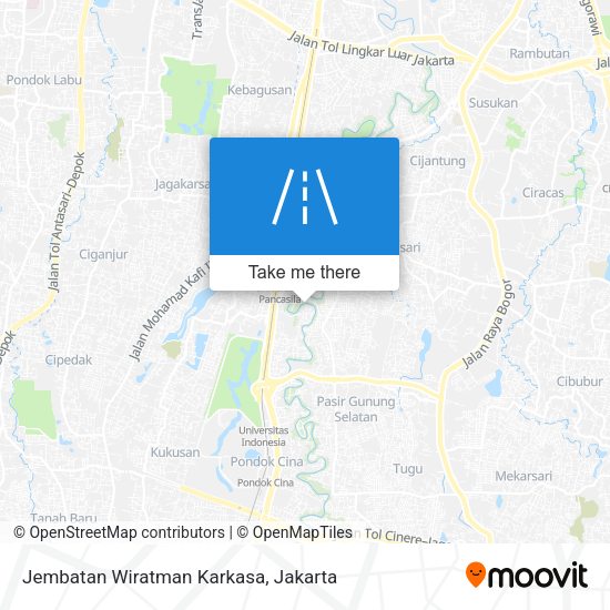 Jembatan Wiratman Karkasa map