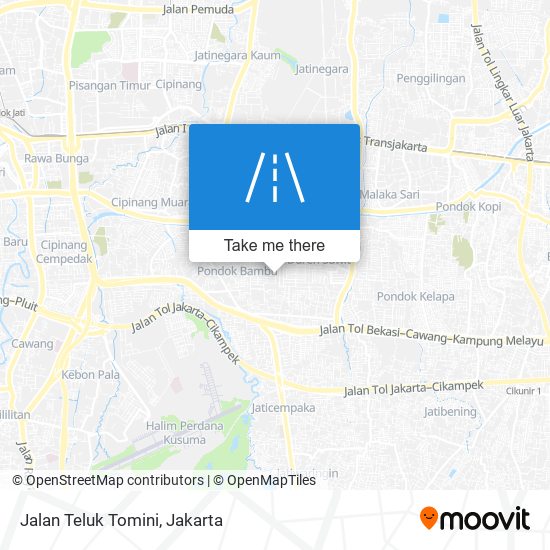 Jalan Teluk Tomini map