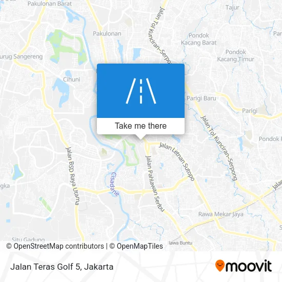 Jalan Teras Golf 5 map