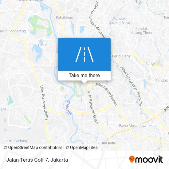 Jalan Teras Golf 7 map