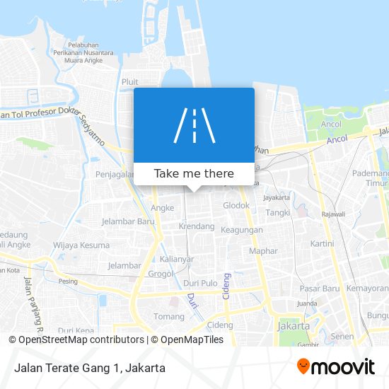 Jalan Terate Gang 1 map