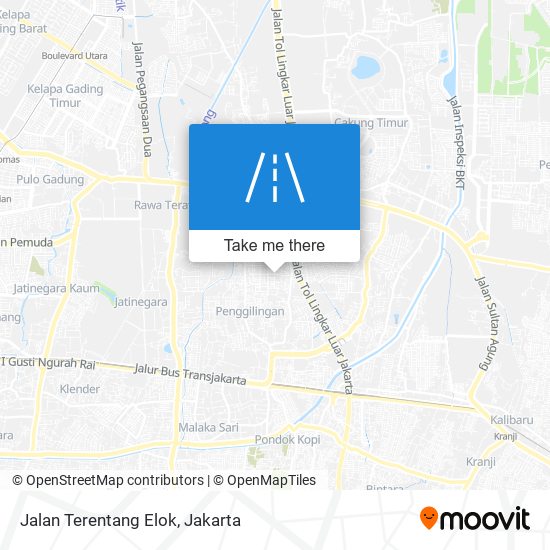 Jalan Terentang Elok map