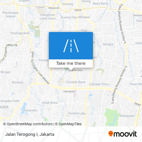 Jalan Terogong I map