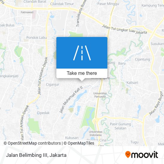 Jalan Belimbing III map