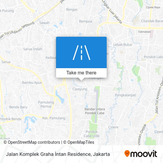 Jalan Komplek Graha İntan Residence map