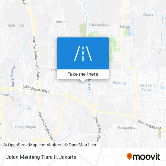 Jalan Menteng Tiara II map